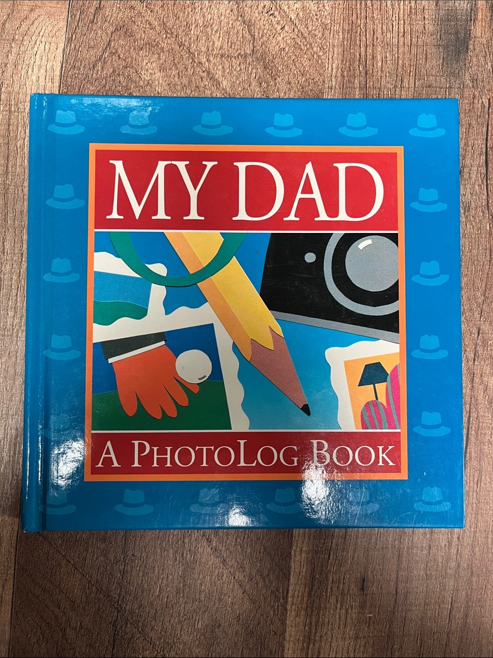 My Dad: A PhotoLog Book - Bright Blue Hardcover